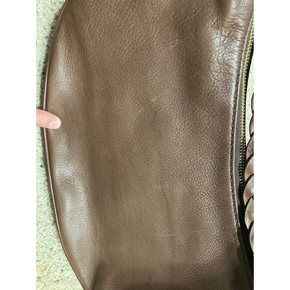 MICHAEL KORS MEDIUM BROWN PEBBLED LEATHER VINTAGE HOBO BAG - Picture 16 of 16